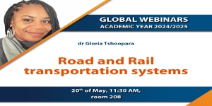 GLOBAL WEBINARS – GUEST SPEAKER DR. GLORIA TSHOOPARA
